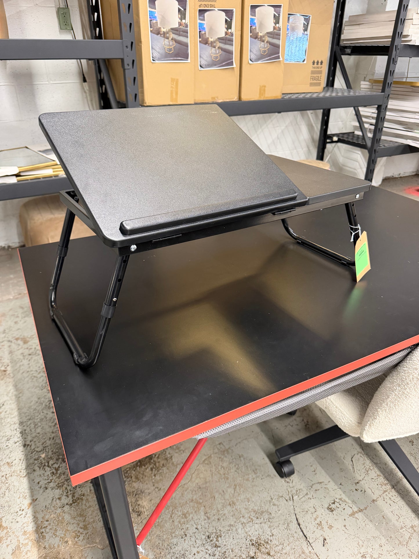 Peakform Lap Top Table  Black — Retails  $24.99