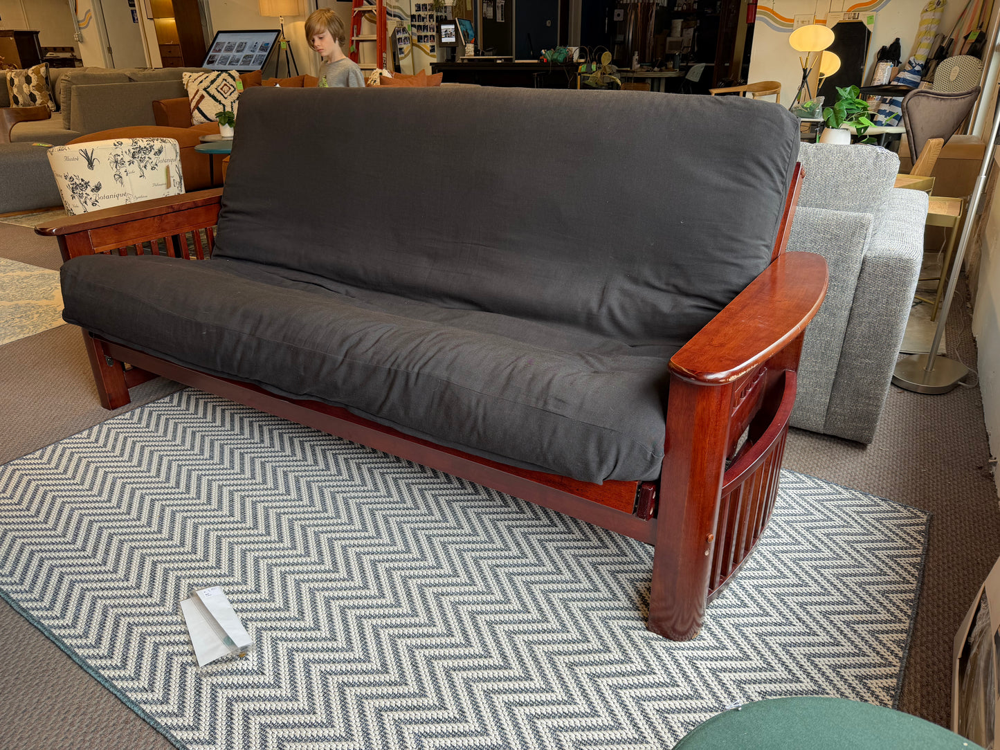 Black Mattress Luxury Futon With Frame *donated Retails new $800+