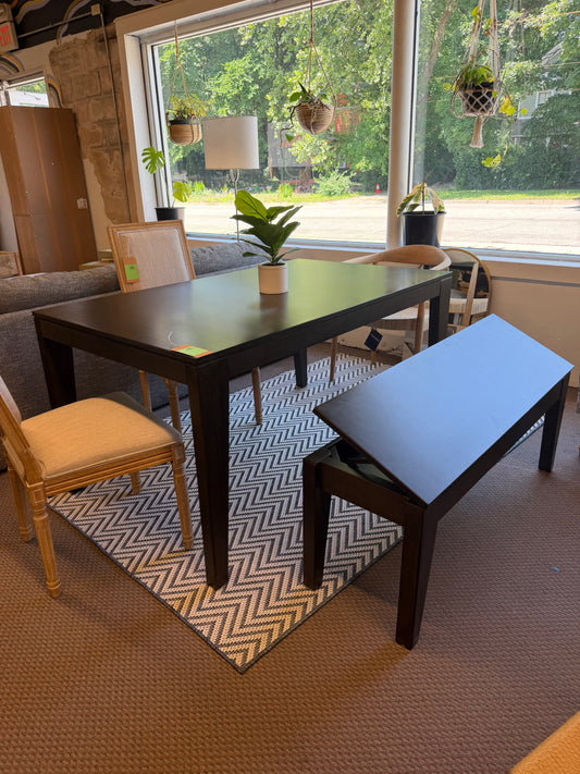 Table and Storage Bench *donated