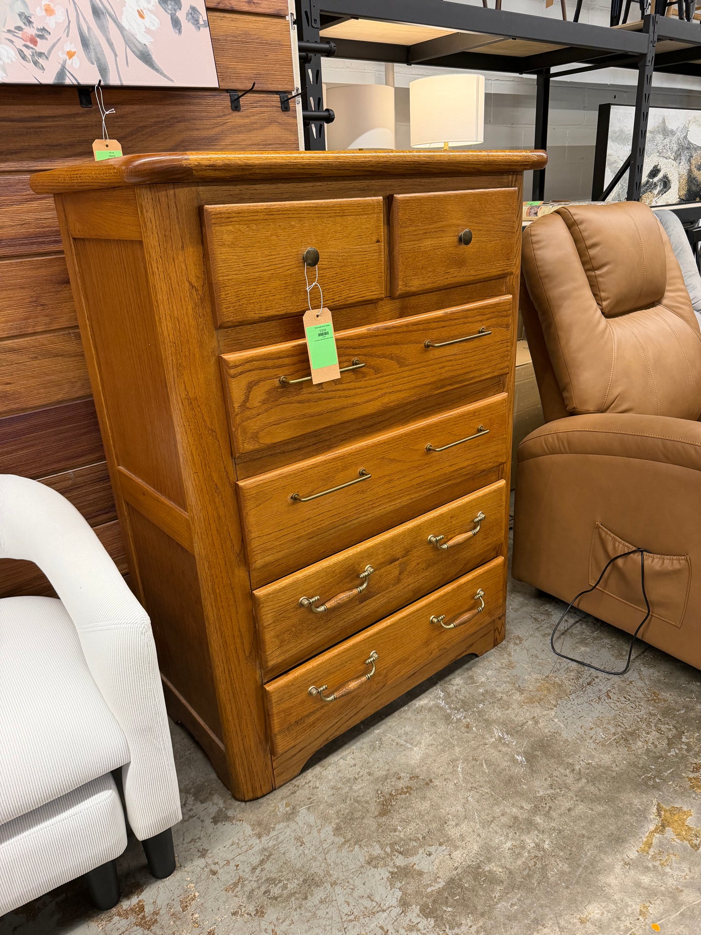 Wood Upright Dresser *donated