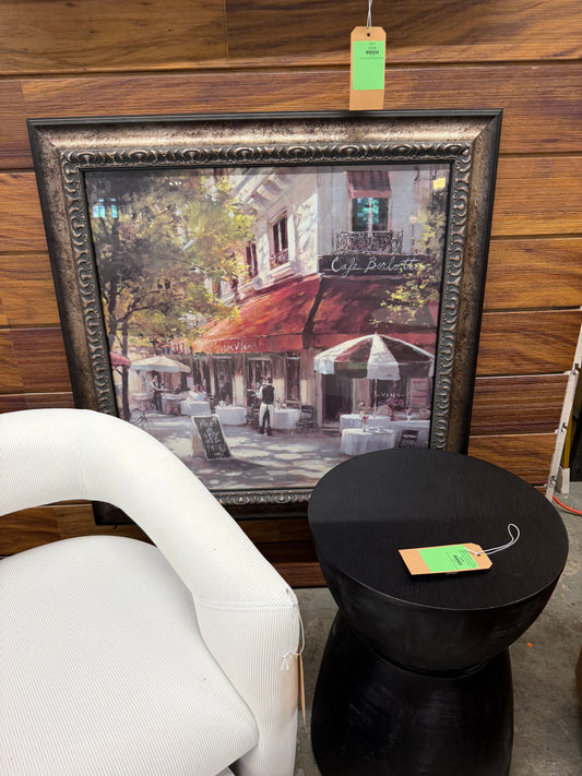 Framed Cafe Art donated