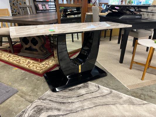 Marble Top Console Table - AS IS - minor damage