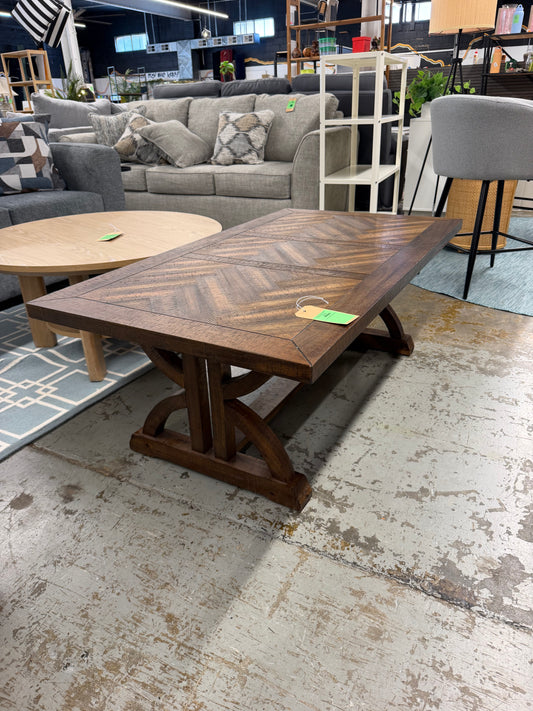 Coffee Table *donated, AS IS Cosmetic Damage on one bottom edge