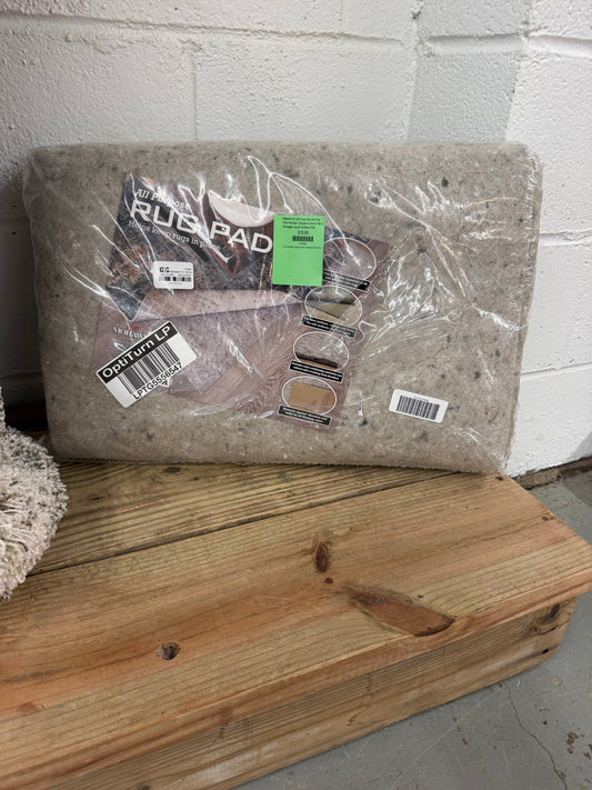 Mohawk 5'x7' All Purpose Rug Pad Gray: Stain-Resistant, Recycled Synthetic Fibers, Rectangle, Carpet Pad Retail: $35