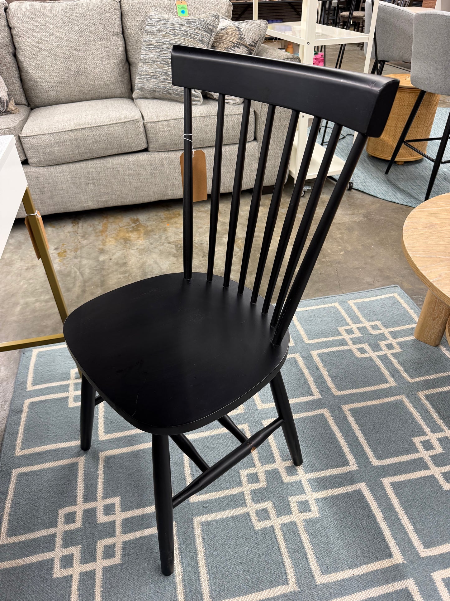 Black Windsor Chair AS IS