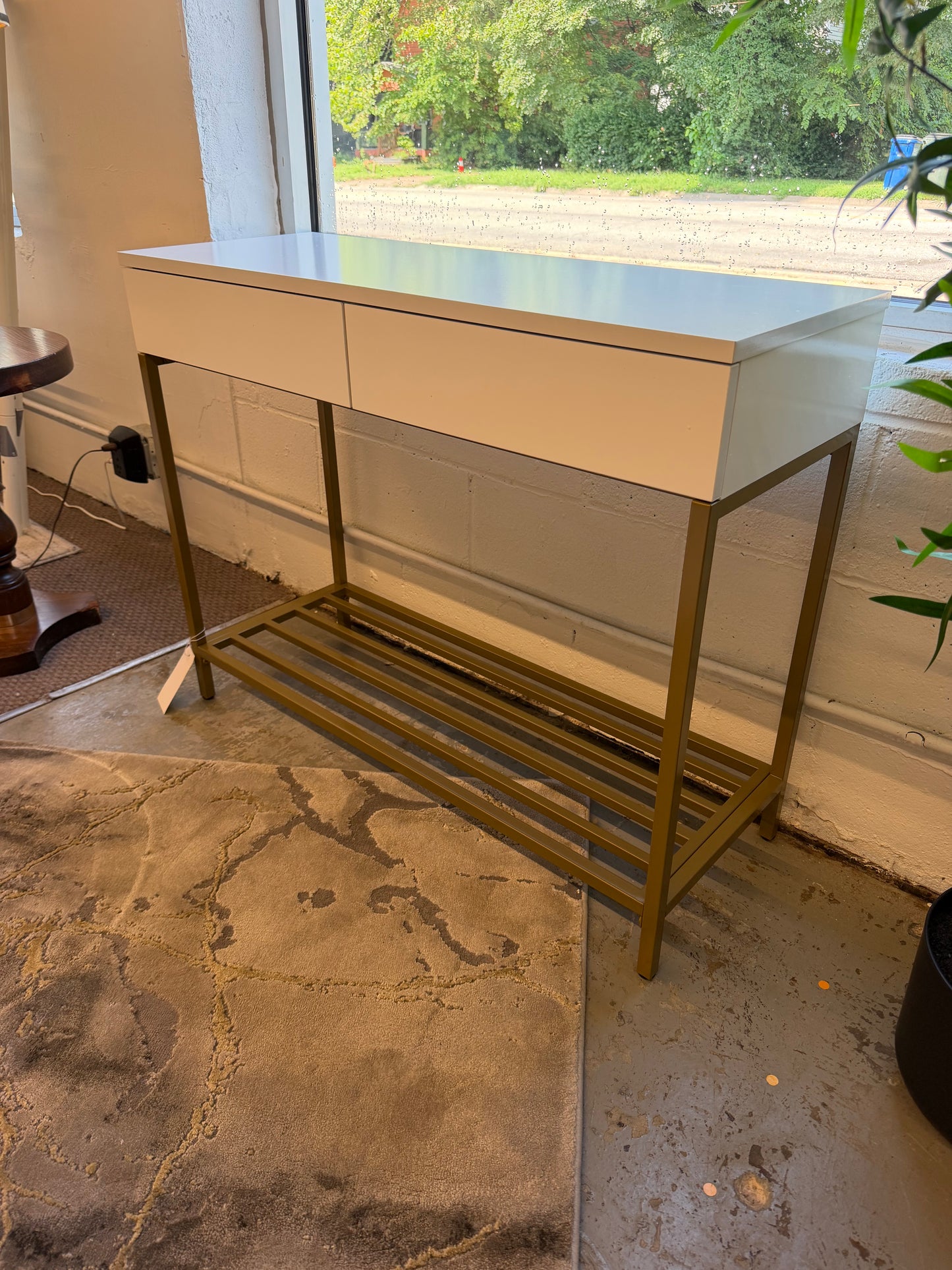 Loring Console Table White - Threshold™ Retail: $180