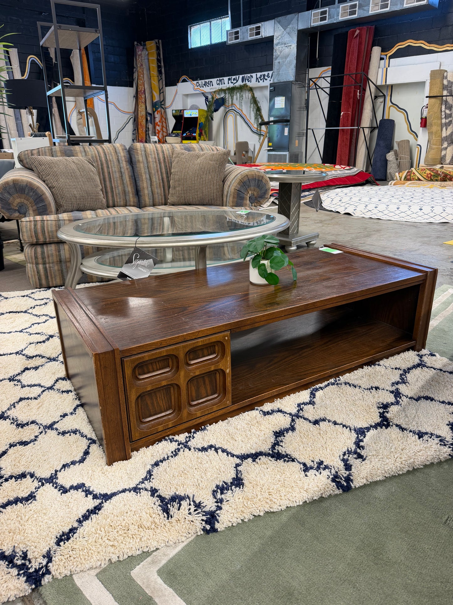 Wood Vintage Coffee Table *donated