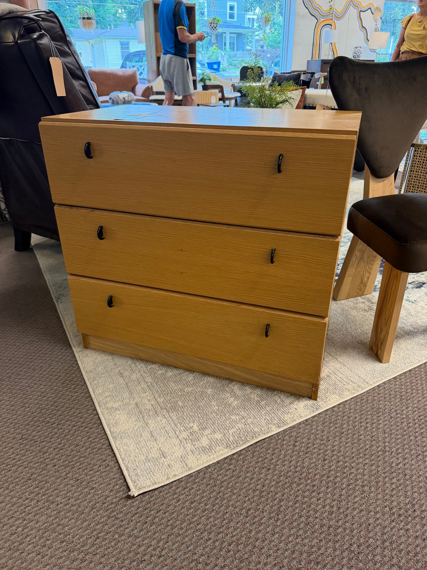 3 Drawer Wood Dresser *donated