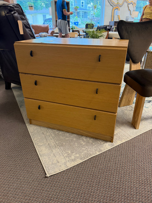 3 Drawer Wood Dresser *donated