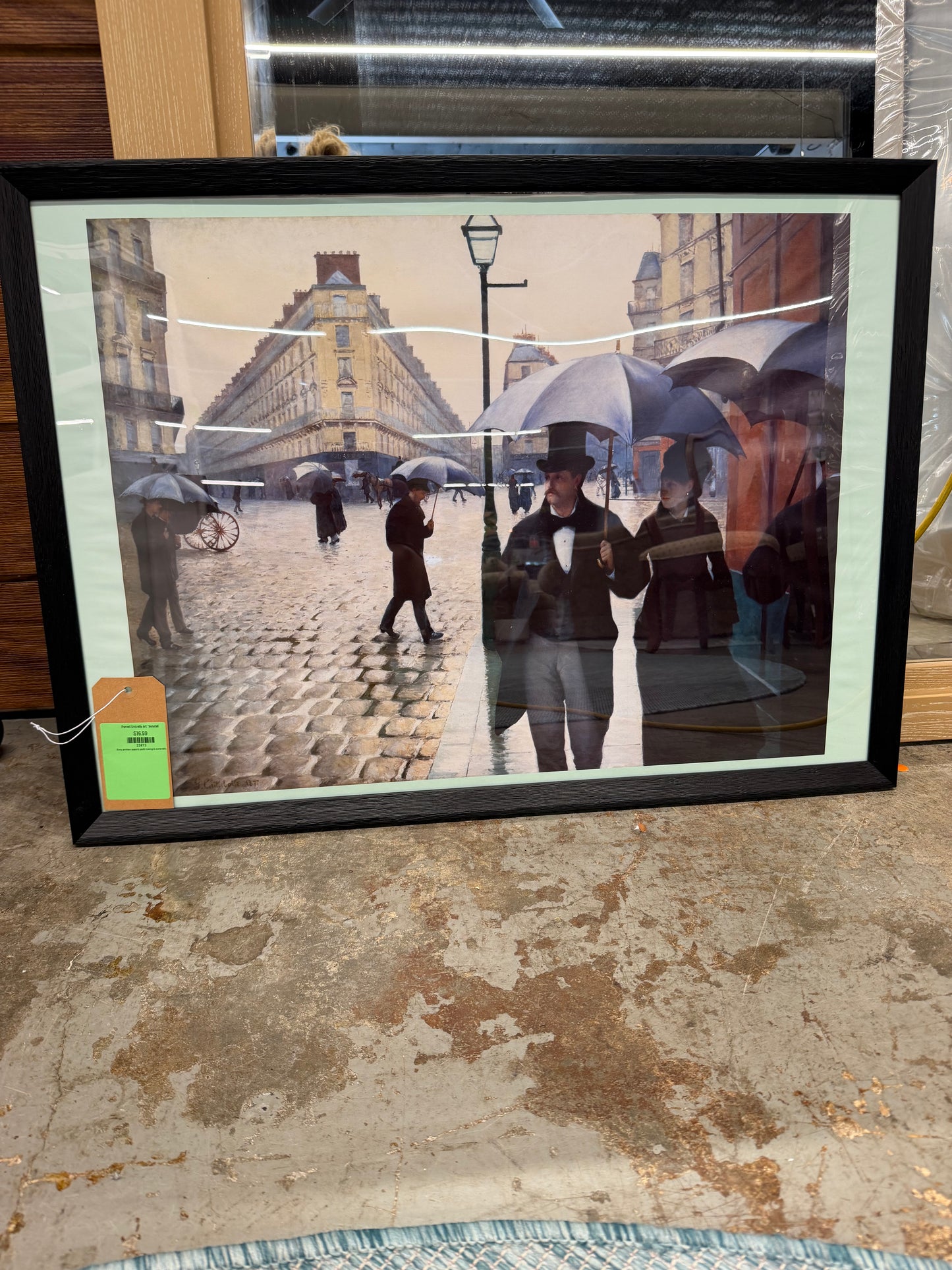 Framed Umbrella Art *donated
