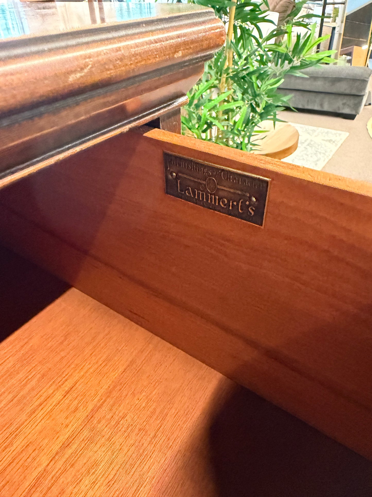 Lammerts St Louis Furniture Company Vintage Solid Wood Dresser