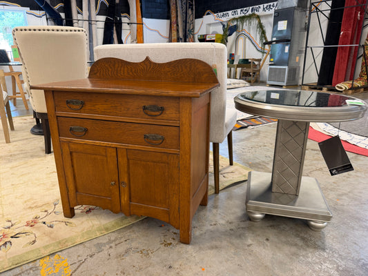 Solid Wood Antique Side Table *donated