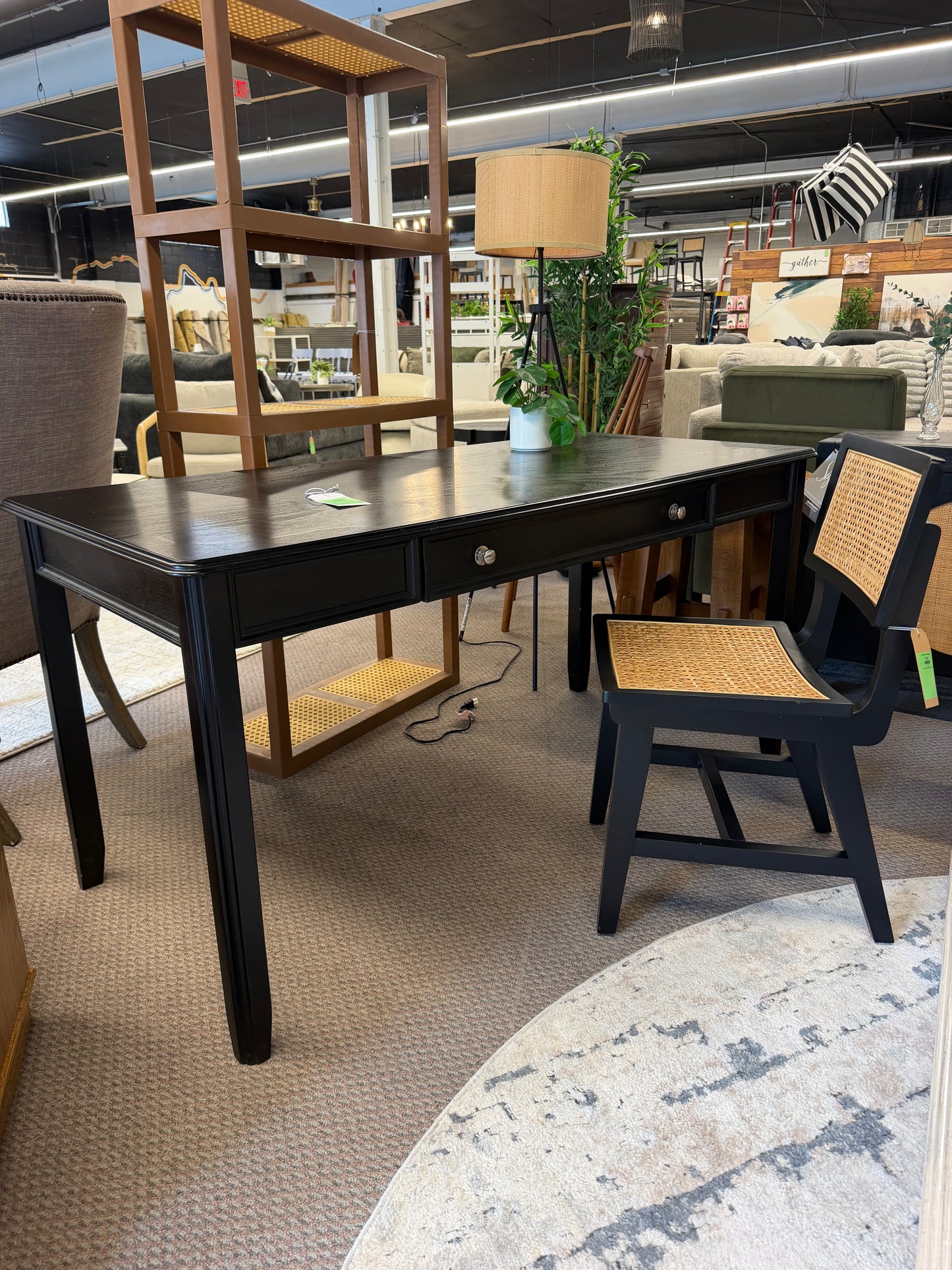 Espresso Wood Desk *Donated