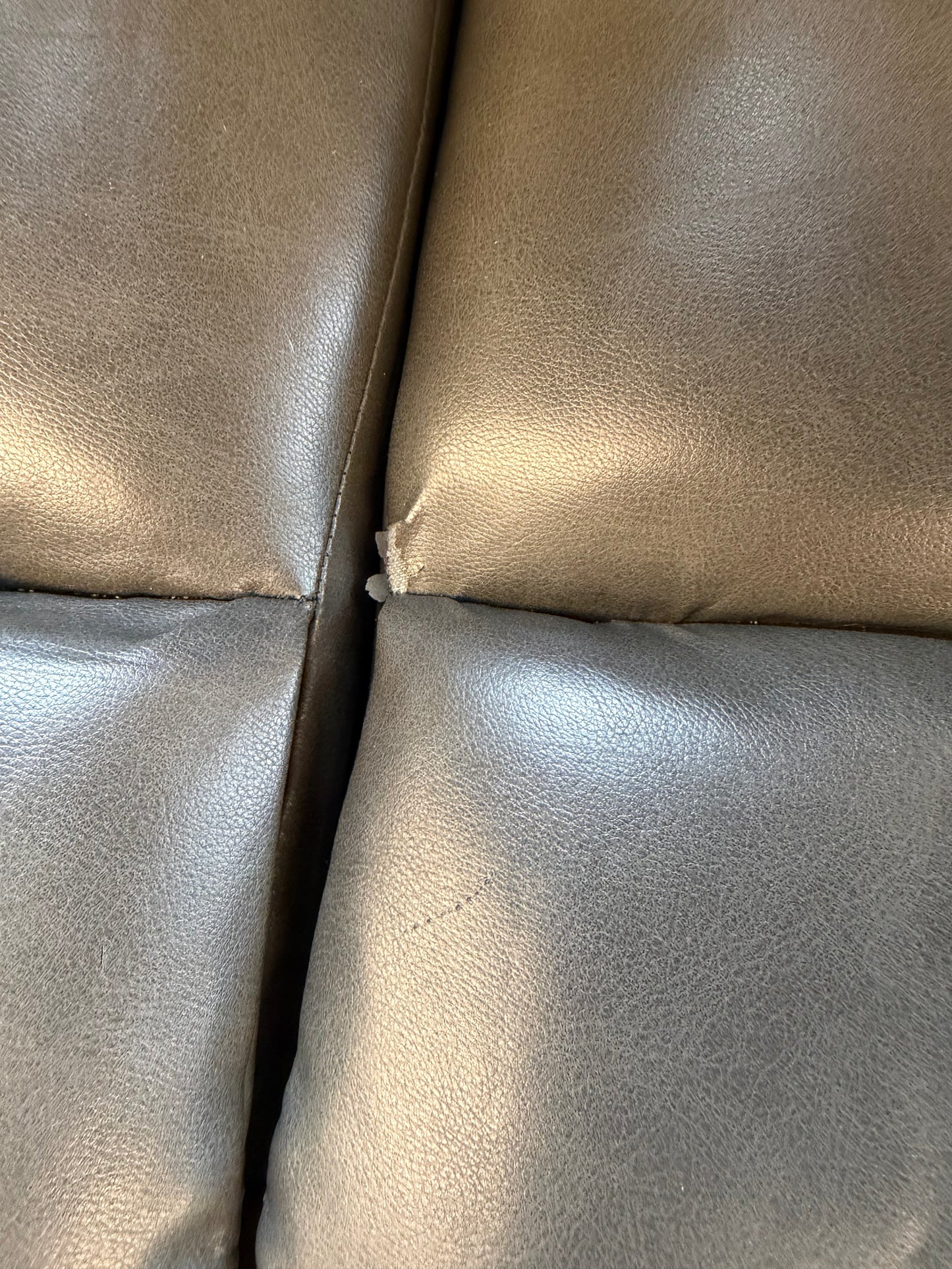 Ashley Dual Reclining Calderwell Sofa *Donated AS IS tear