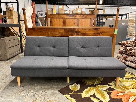 Dorm Futon Sofa Dark Gray - Room Essentials | Retail Price: $156