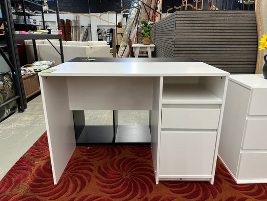 Writing Dorm Desk with Drawers White - Room Essentials | Retail Price: $110