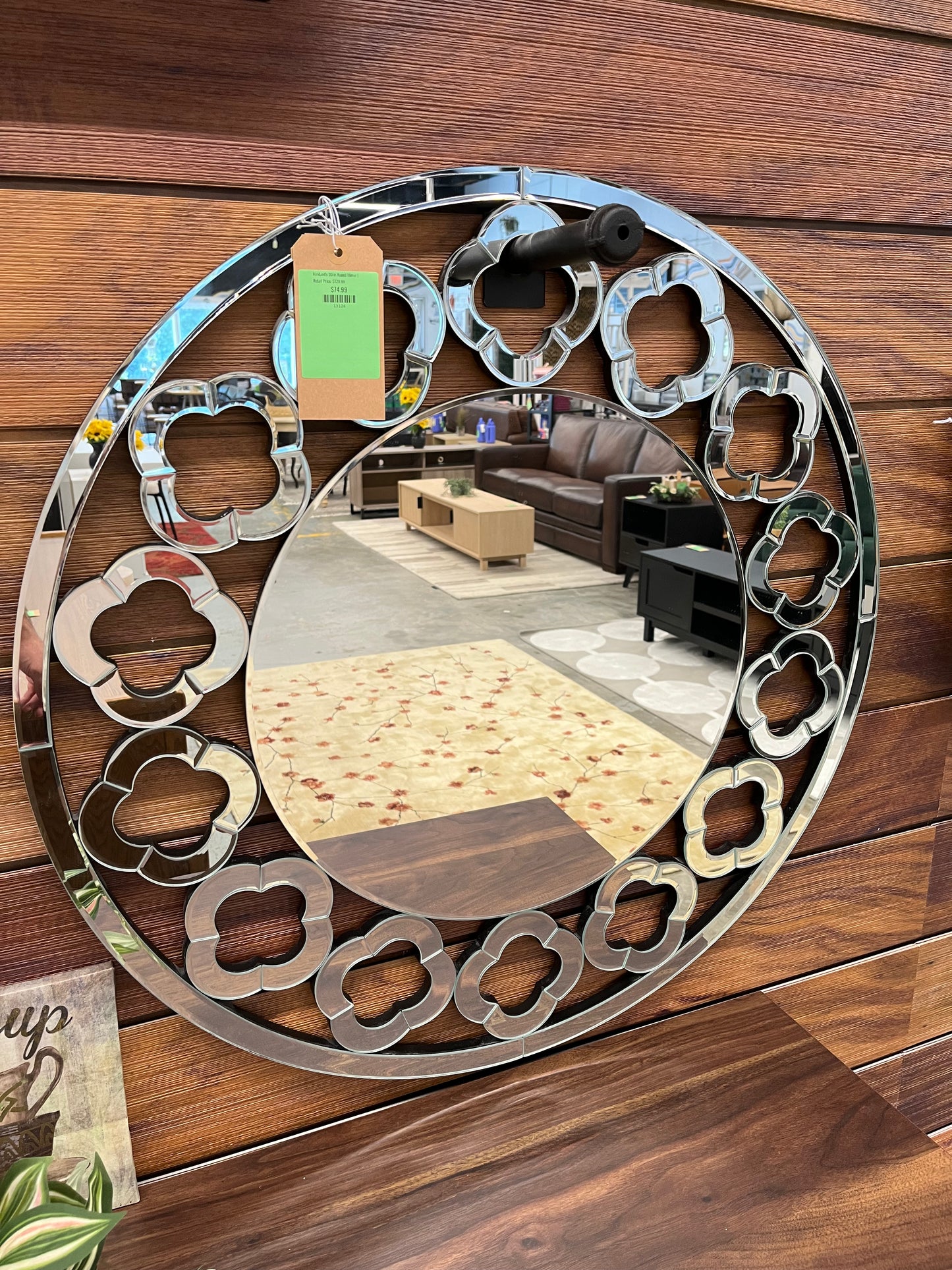 Kirkland's 30 in Round Mirror | Retail Price: $129.99