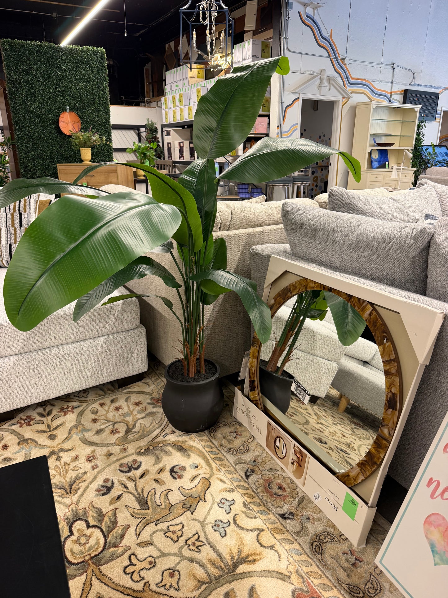 Banana Leaf Faux Tree Retail: $150