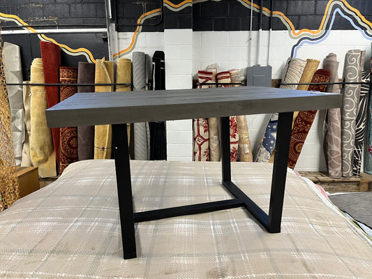 Durango 52in Distressed Solid Wood Dining Table - Rustic Oak