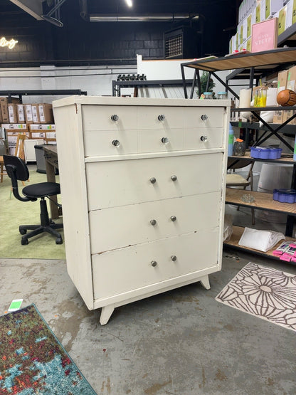 White 5 Drawer Dresser | AS IS *donated