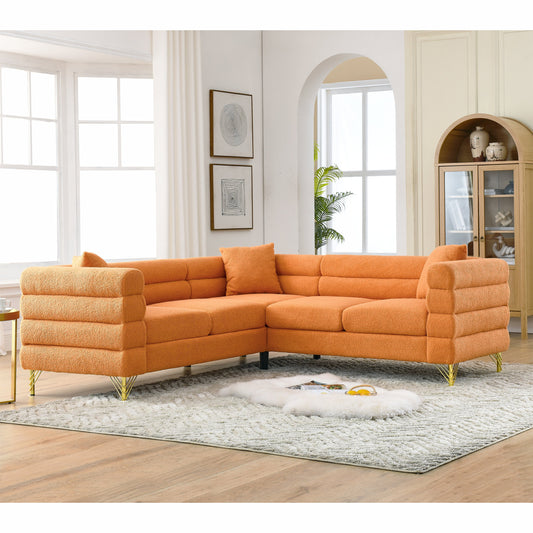 81.5-Inch Oversized Corner Sofa Covers, L-Shaped Sectional Couch,