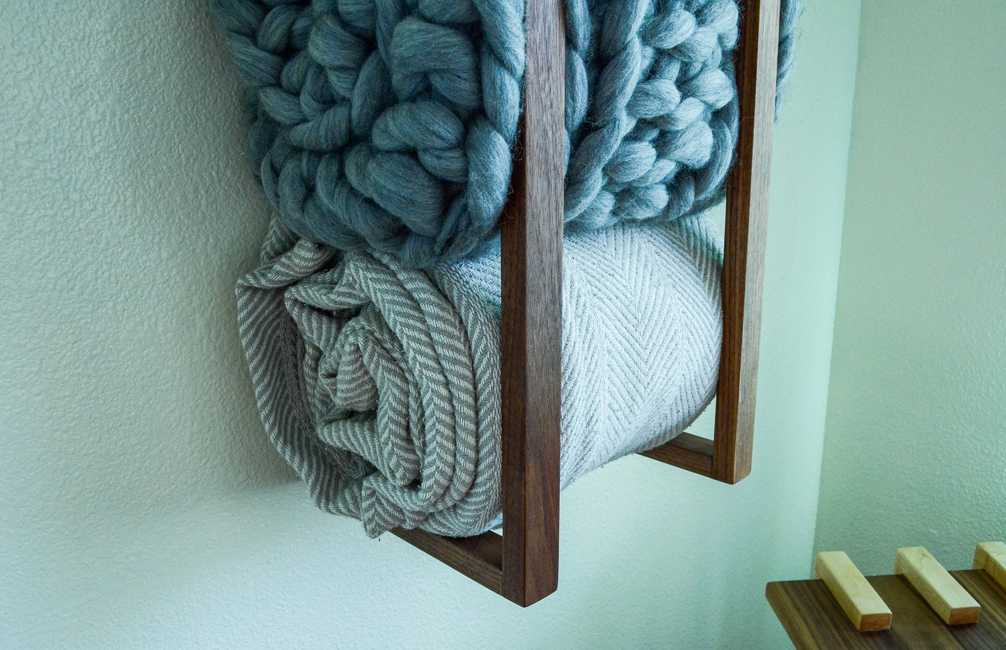 Blanket Wall Rack