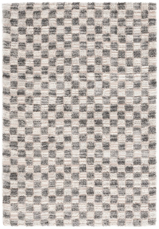 5 x 7 Area Rug SAFAVIEH Seattle Checkered Shag Rug | ID 14451