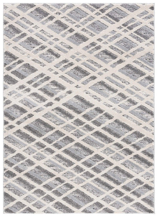 5 x 7 Area Rug SAFAVIEH Martha Stewart Lucia Shag in Grey | ID 14445