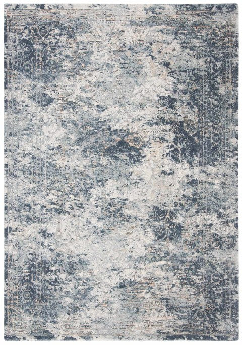 5 x 7 Area Rug SAFAVIEH Martha Stewart Modern Transitional in Cream / Blue | ID 14540