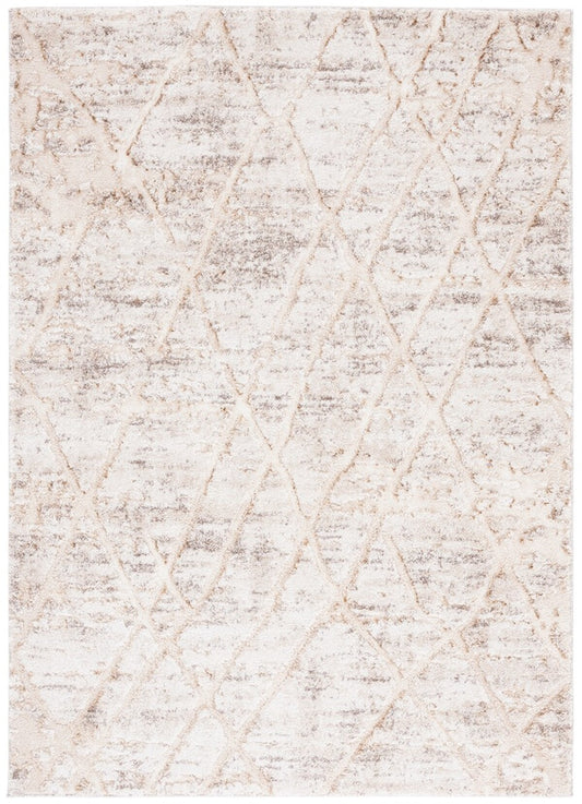 5 x 7 Area Rug SAFAVIEH Ravine Shag Rug in Beige / Ivory | ID 14447