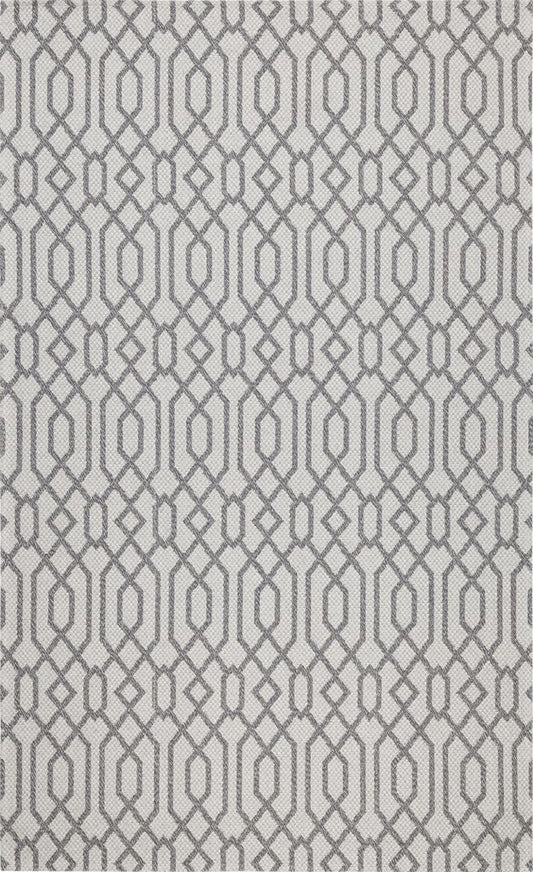 5 x 7 Area Rug SAFAVIEH Martha Stewart Geometric Silver / Grey | ID 14436