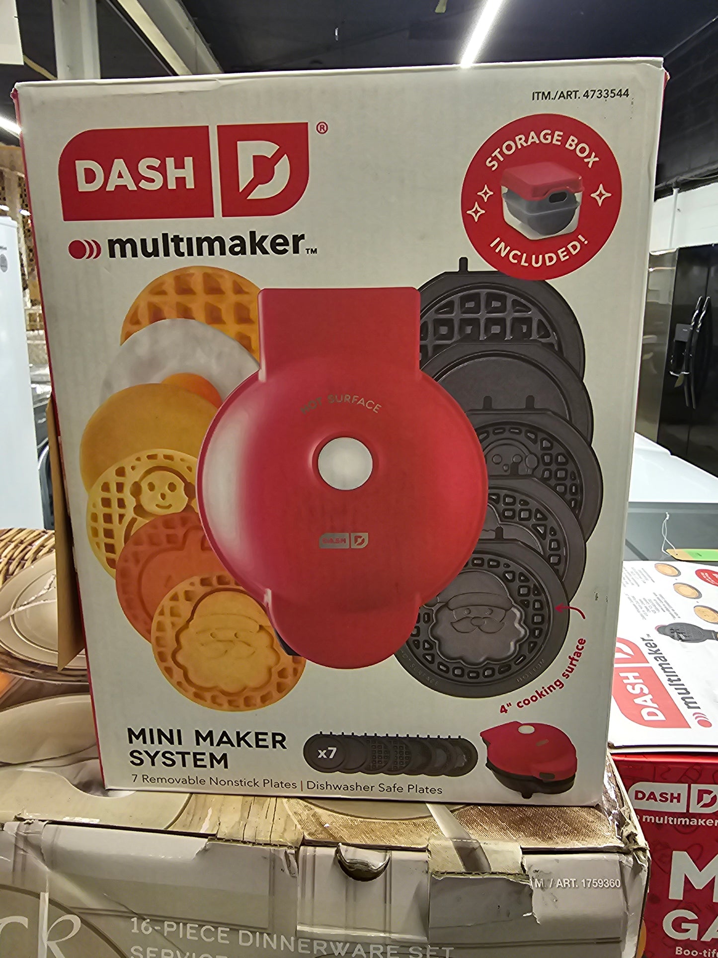 Dash MultiMaker Mini Waffle System with Removable Plates and Storage Case -  - Retail Price: $19.99