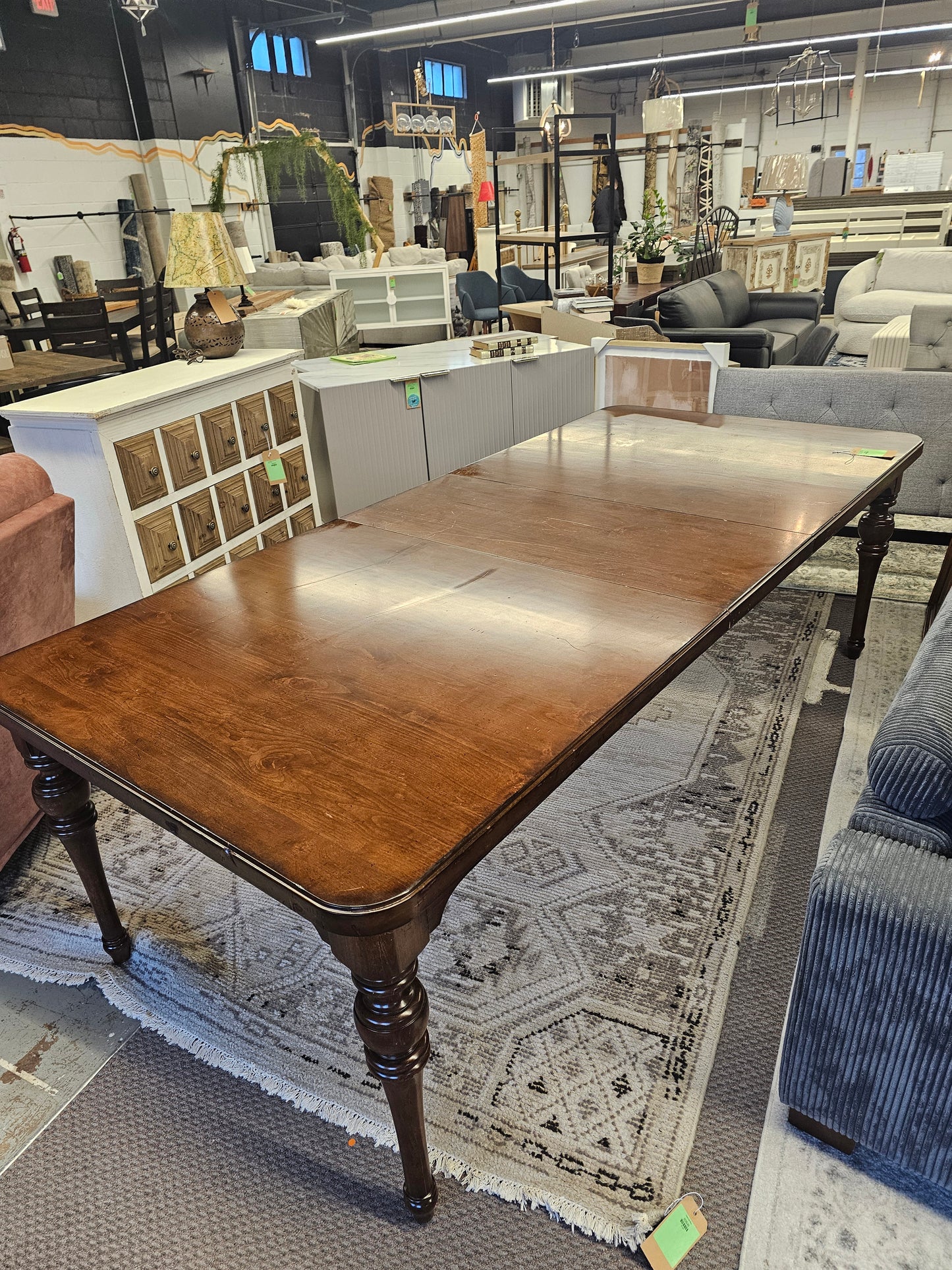 Tynecastle Extendable Dining Table - AS IS scratched - Retail Price: $1799.99