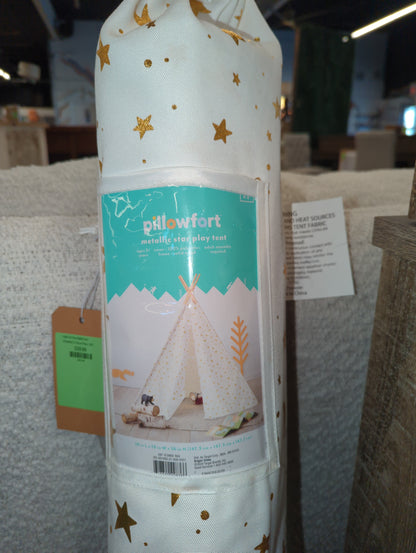 Gold Foil Star Kidsft Tent - Pillowfort |  | Retail Price: $45