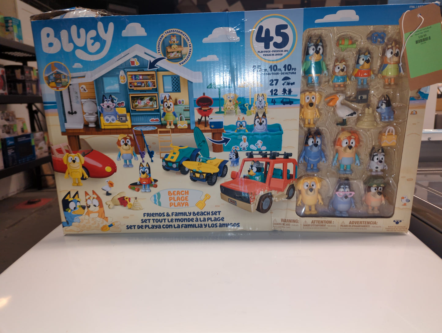 Bluey Friends and Family Beach Set -  - Retail Price: $64.99