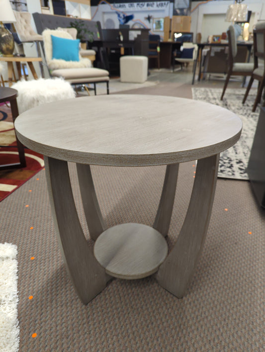 French Country Accent Side Table in Grey *donated