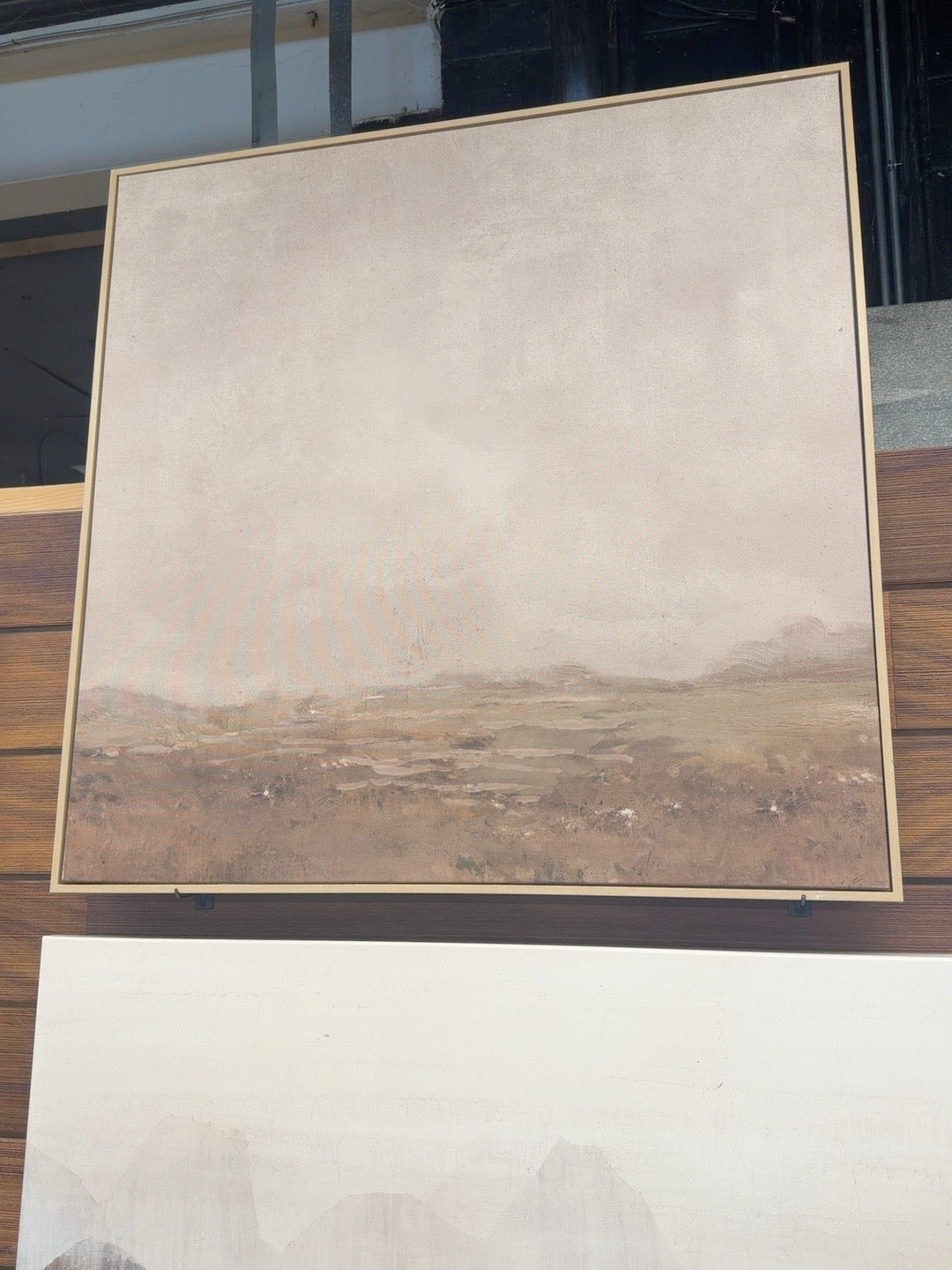 36 inch Plains framed landscape wall canvas